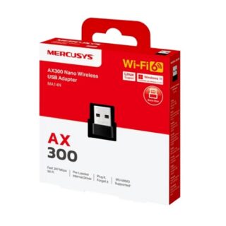 ADAPTADOR USB WIRELESS MERCUSYS MA14N AX300