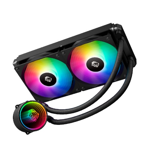 WATER COOLER HAYOM RAINBOW RGB 240MM