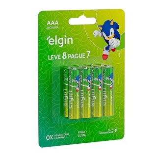 PILHA ELGIN AAA C/ 8UN